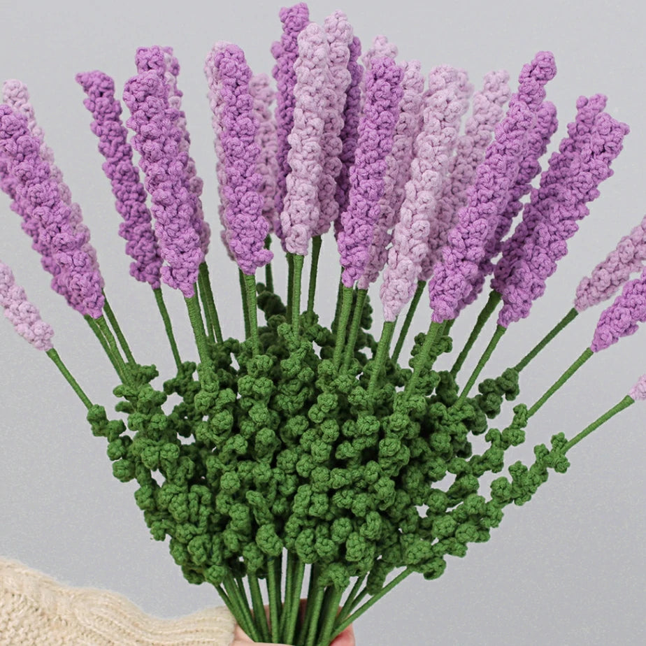 Crochet Lavender Bouquet 15.7-inch