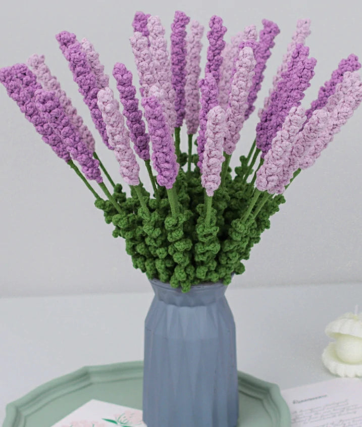 Crochet Lavender Bouquet 15.7-inch