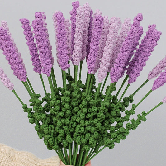 Crochet Lavender Bouquet 15.7-inch